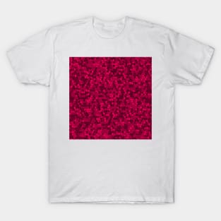 Purple Pink Shades Mosaic Pattern T-Shirt